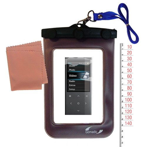 Waterproof Case compatible with the Coby MP757 to use underwater
