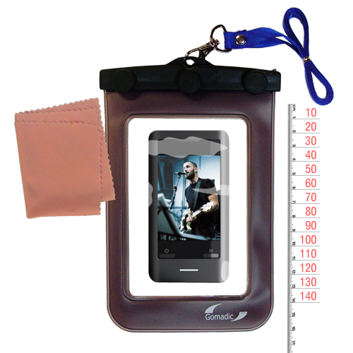 Waterproof Case compatible with the Coby MP827 to use underwater