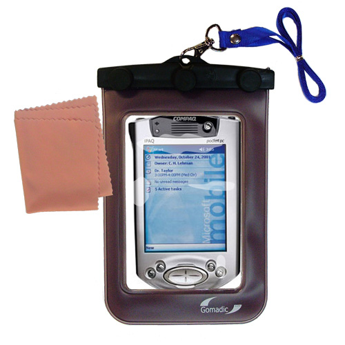 Waterproof Case compatible with the Compaq iPAQ 3900 Series to use underwater
