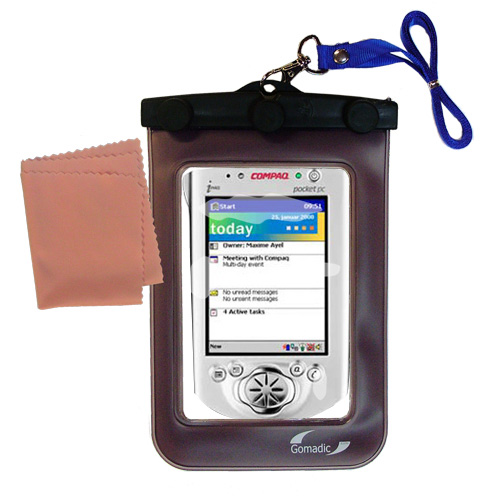 Waterproof Case compatible with the Compaq iPAQ h3100 Series to use underwater