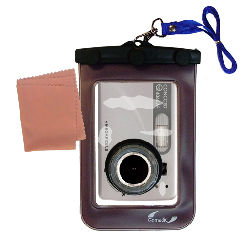 Waterproof Camera Case compatible with the Concord Eye-Q 4060AF