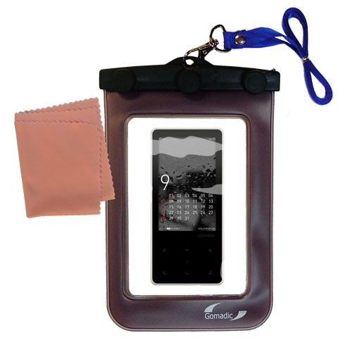 Waterproof Case compatible with the Cowon iAudio 10 / i10 to use underwater