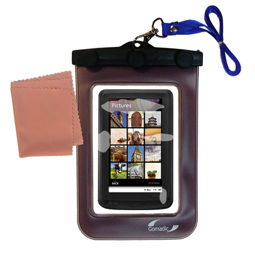 Waterproof Case compatible with the Cowon X7 to use underwater