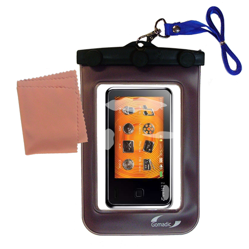 Waterproof Case compatible with the Creative ZEN X-Fi2 to use underwater