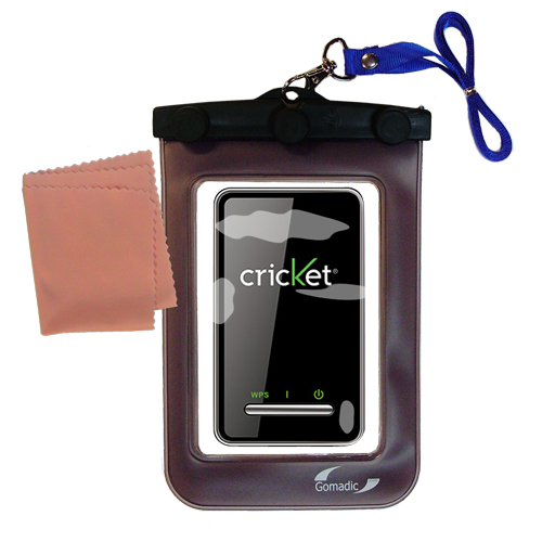 Gomadic clean and dry waterproof protective case suitablefor the Cricket  Crosswave  to use underwater - Unique Floating Design