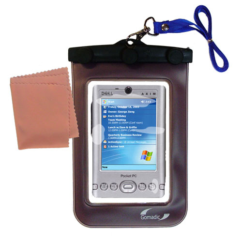 Waterproof Case compatible with the Dell Axim x30 to use underwater