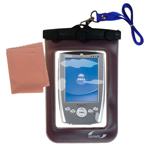 Waterproof Case compatible with the Dell Axim x5 to use underwater