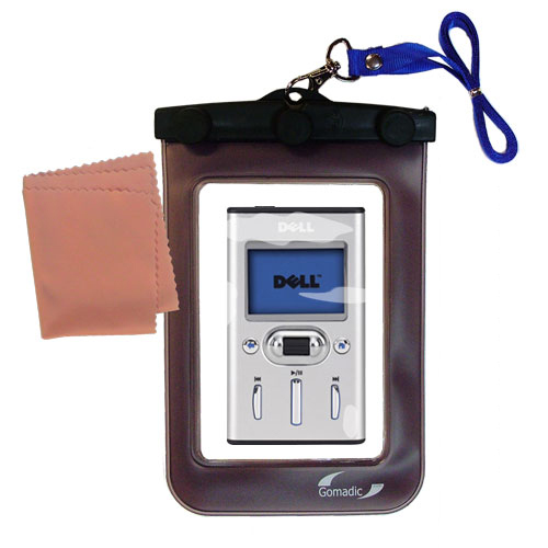Waterproof Case compatible with the Dell Pocket DJ 5GB 15GB to use underwater