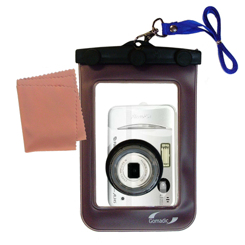 Waterproof Camera Case compatible with the Fujifilm FinePix A345 Zoom