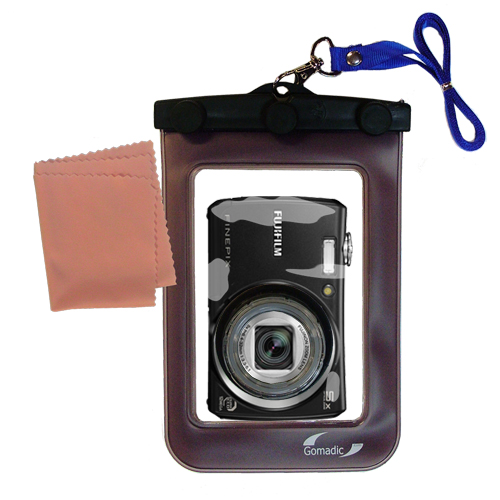 Waterproof Camera Case compatible with the Fujifilm FinePix F100fd