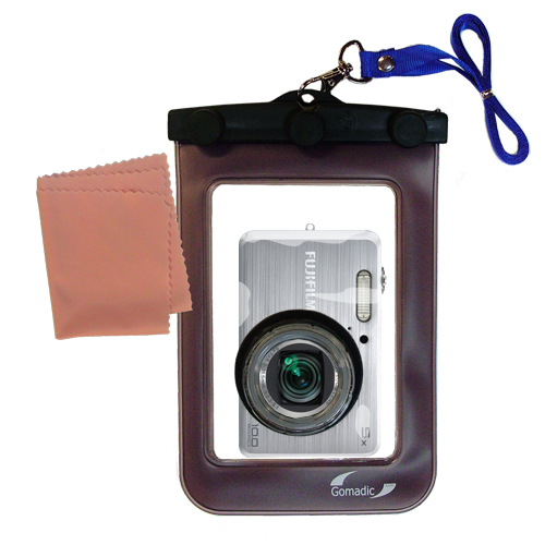 Higgins Krijger Worden Gomadic Waterproof Camera Protective Bag suitable for the Fujifilm FinePix  J100 - Unique Floating Design Keeps Camera Clean and Dry