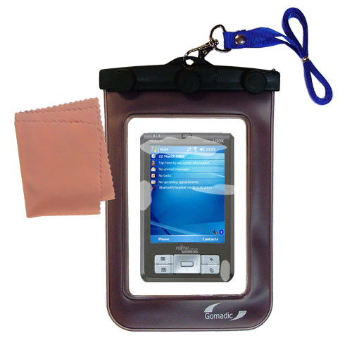 Waterproof Case compatible with the Fujitsu Loox 410 to use underwater
