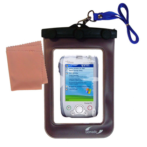 Waterproof Case compatible with the Fujitsu Loox 600 610 to use underwater