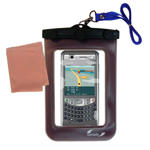 Waterproof Case compatible with the Fujitsu Pocket Loox T810 to use underwater