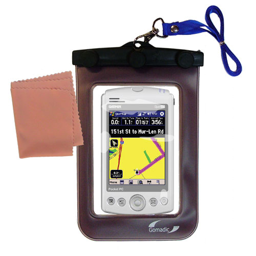 Waterproof Case compatible with the Garmin iQue M4 to use underwater