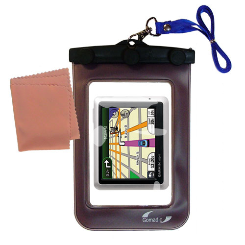 Waterproof Case compatible with the Garmin Nuvi 1250 to use underwater