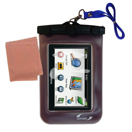 Waterproof Case compatible with the Garmin Nuvi 2460 2450 to use underwater