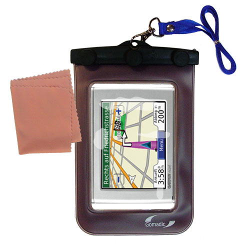 Waterproof Case compatible with the Garmin Nuvi 600 610 to use underwater