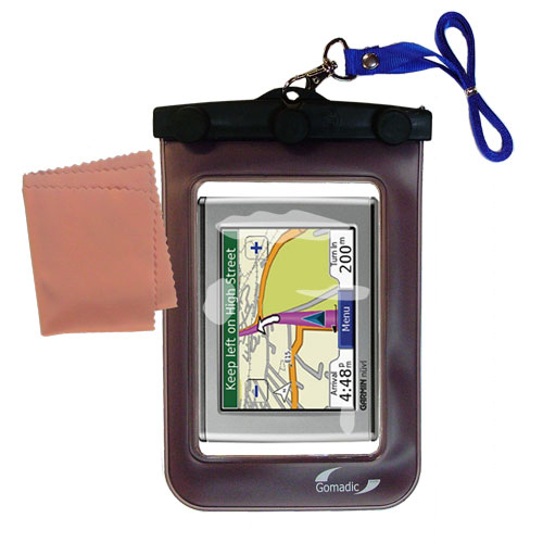 Waterproof Case compatible with the Garmin Nuvi 650 to use underwater