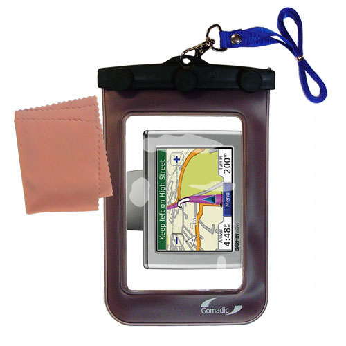 Waterproof Case compatible with the Garmin Nuvi 670 to use underwater