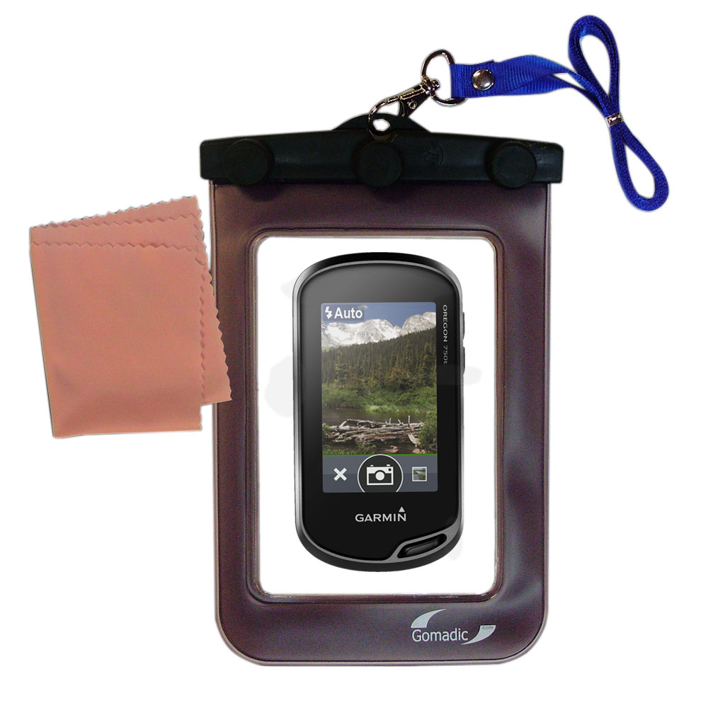 Waterproof Case compatible with the Garmin Oregon 750 / 750t to use underwater