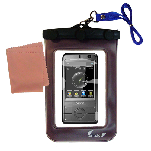 Waterproof Case compatible with the Gigabyte GSMART MS802 to use underwater