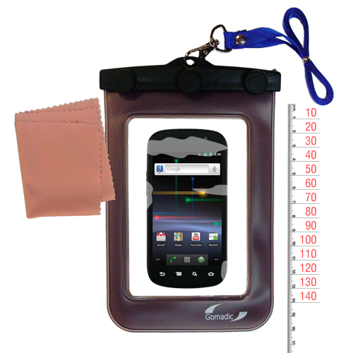 Waterproof Case compatible with the Google Nexus S to use underwater