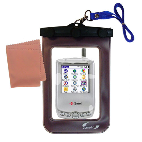 Waterproof Case compatible with the Handspring Treo 300 to use underwater