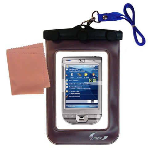 Waterproof Case compatible with the HP iPaq 110 to use underwater