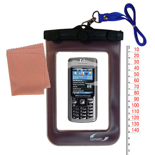 Waterproof Case compatible with the HP iPAQ 510 Voice Messenger to use underwater