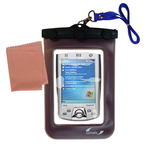 Waterproof Case compatible with the HP iPAQ h2200 h2215 h2210 Series to use underwater