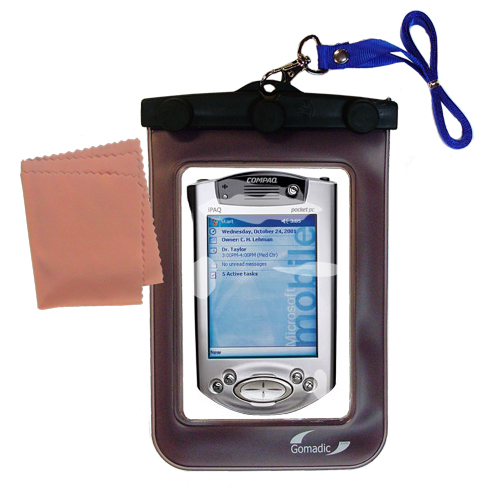 Waterproof Case compatible with the HP iPAQ h3830 / h 3830 to use underwater