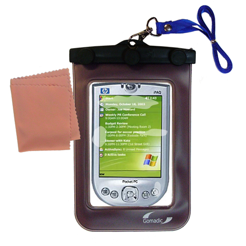 Waterproof Case compatible with the HP iPAQ h4350 / h 4350 to use underwater