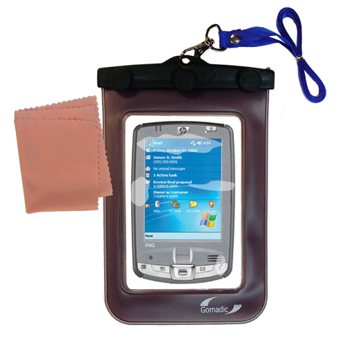 Waterproof Case compatible with the HP iPAQ hx2415 hx2410 to use underwater