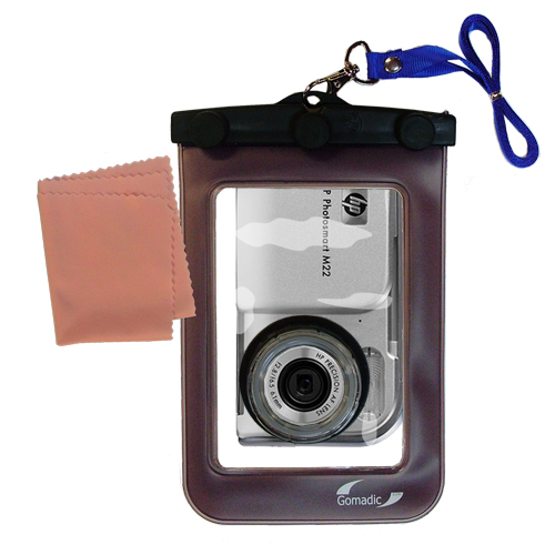 Waterproof Camera Case compatible with the HP PhotoSmart M22