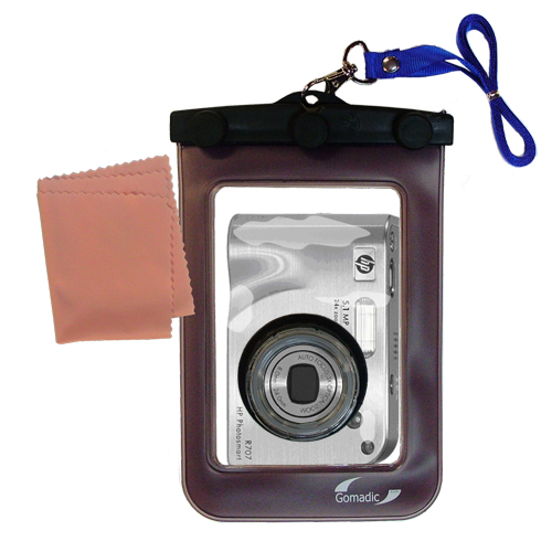 Waterproof Camera Case compatible with the HP PhotoSmart R707v R707xi