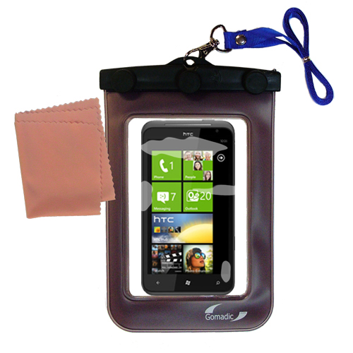 Waterproof Case compatible with the HTC Bunyip to use underwater