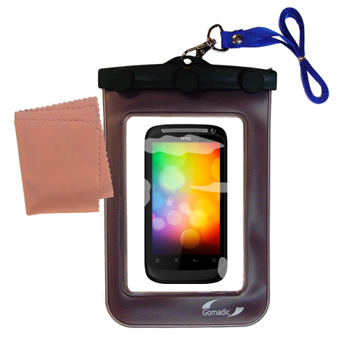 Waterproof Case compatible with the HTC Desire 2 to use underwater
