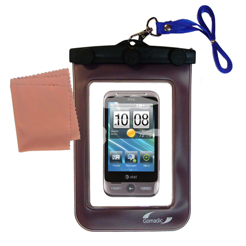 Gomadic clean and dry waterproof protective case suitablefor the HTC Freestyle  to use underwater - Unique Floating Design