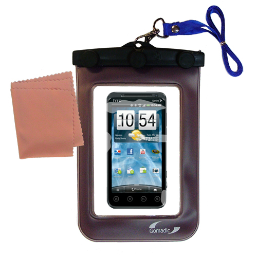 Waterproof Case compatible with the HTC HTC EVO 3D to use underwater