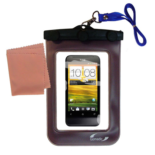 Waterproof Case compatible with the HTC One V to use underwater