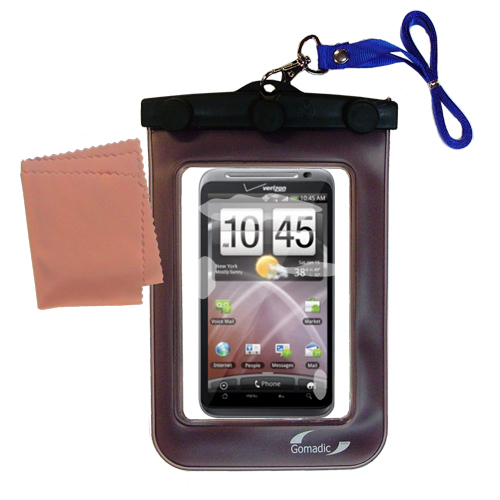 Waterproof Case compatible with the HTC ThunderBolt 2 to use underwater