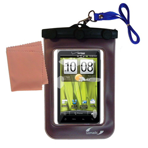 Waterproof Case compatible with the HTC Thunderbolt to use underwater