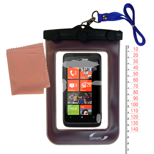 Waterproof Case compatible with the HTC Trophy to use underwater