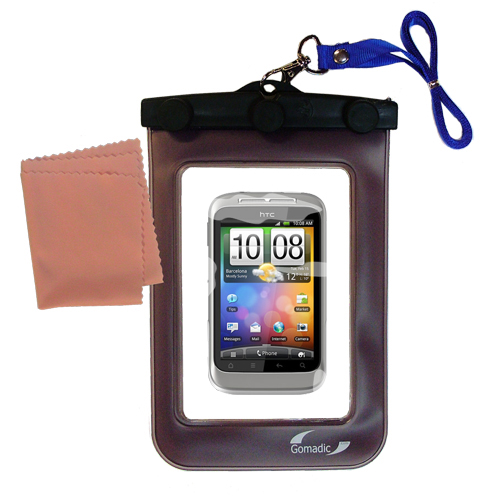 Waterproof Case compatible with the HTC Wildfire S to use underwater