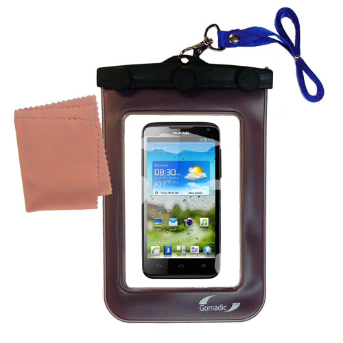 Waterproof Case compatible with the Huawei Ascend D quad to use underwater