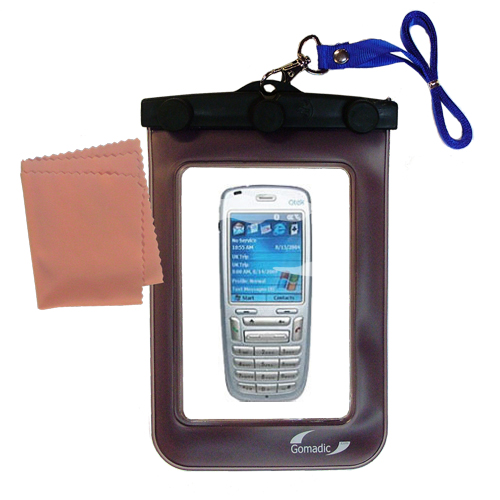 Waterproof Case compatible with the i-Mate SP3 Smartphone to use underwater