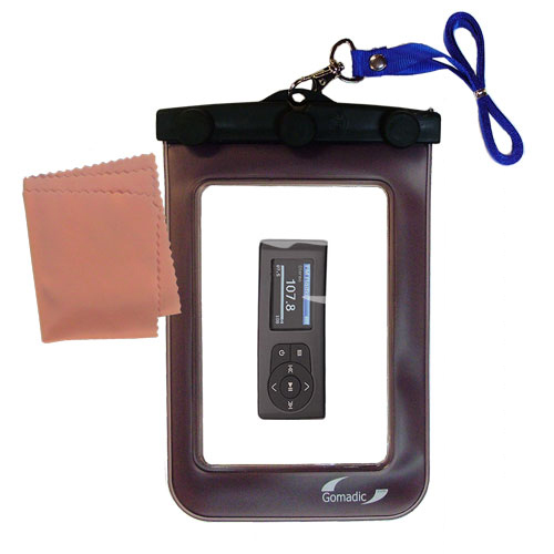 Waterproof Case compatible with the Insignia NS-DA1G Sport to use underwater