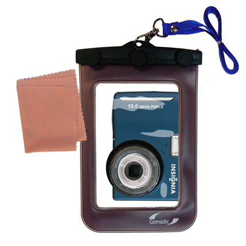 Waterproof Camera Case compatible with the Insignia NS-DSC10B