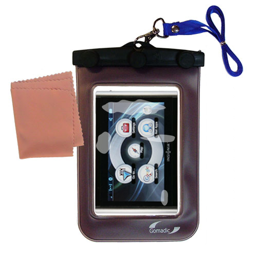 Waterproof Case compatible with the Insignia NV-CNV43 GPS to use underwater